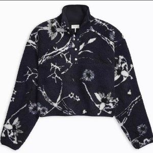 Rag & Bone - Floral Sherpa Pullover - Size S